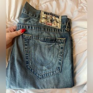 Mens Straight Leg True Religion Jeans